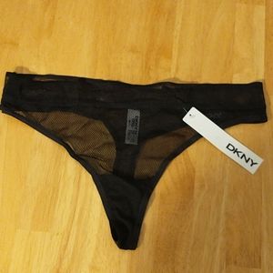 DKNY mesh thong NWT